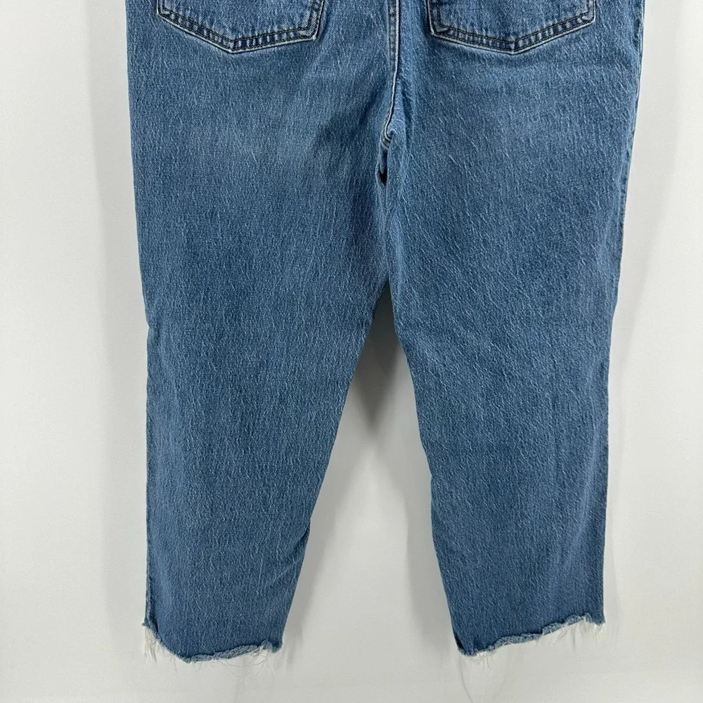 Vintage Universal Thread Jeans Womens 10/30R Blue Distressed Straight Leg Recto‎